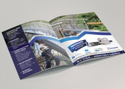 Mise en page pour la brochure du salon de la montagne (2024)